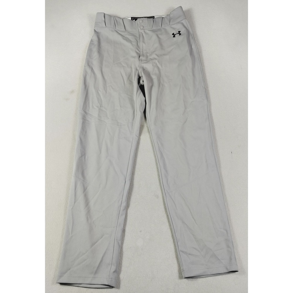 Under Armour Pants Mens Large Gray Baseball Tech Performance Style 1304727
